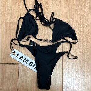 I.AM.GIA Women's Black Ava Bikini Set